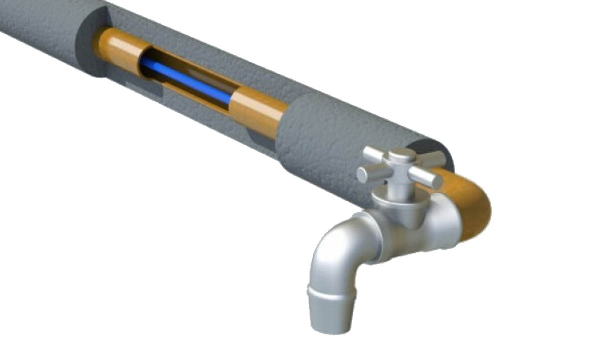 Греющий кабель саморегулирующийся SRF15-2 CT для питьевой воды, внутри труб